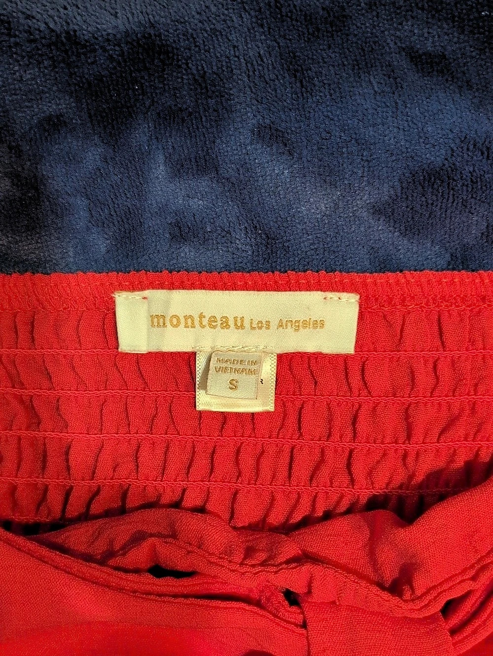 monteau los angeles Red Wide Leg Set Size Small - Picture 4 of 11